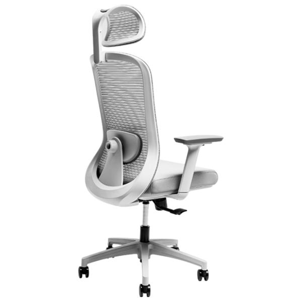 Fotoliu de birou CUSTO Bergamo Plasă/ Light Gray  photo 5