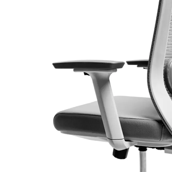 Fotoliu de birou CUSTO Bergamo Plasă/ Light Gray  photo 7