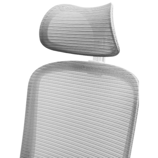 Fotoliu de birou CUSTO Bergamo Plasă/ Light Gray  photo 8