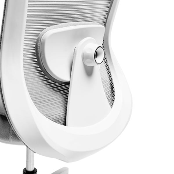 Fotoliu de birou CUSTO Bergamo Plasă/ Light Gray  photo 10