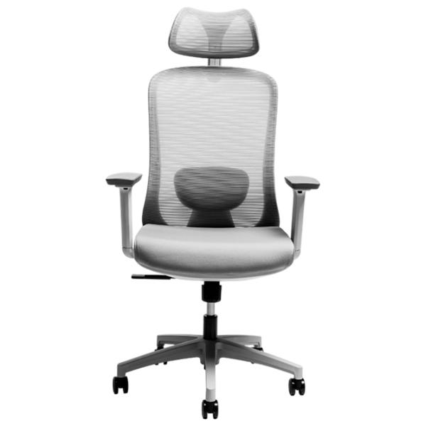 Fotoliu de birou CUSTO Bergamo Plasă/ Light Gray  photo 11