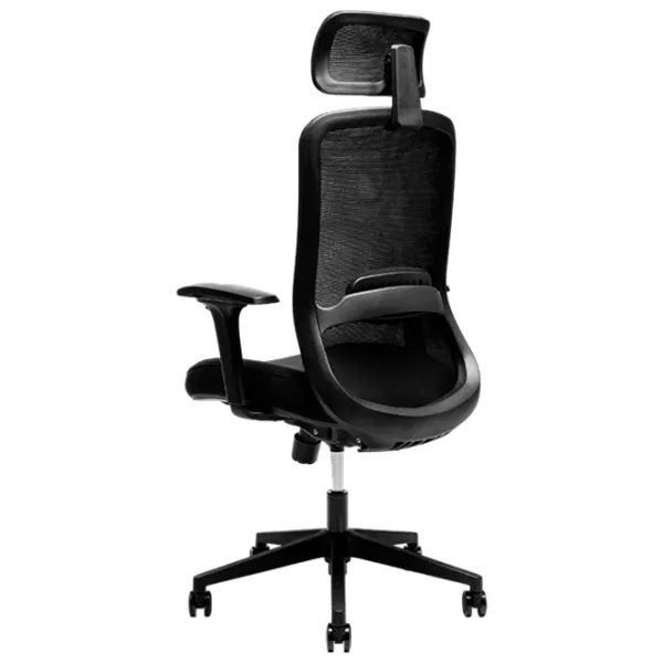 Fotoliu de birou CUSTO Roma Plasă/ Black  photo 4