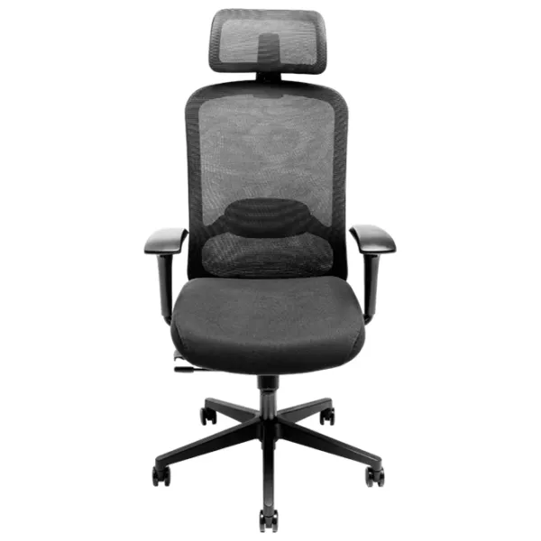 Fotoliu de birou CUSTO Roma Plasă/ Black  photo 12