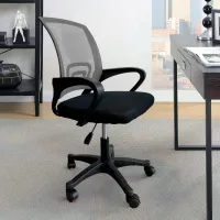 Scaun de birou Waltz Smart Plasă/ Gray Black photo 5