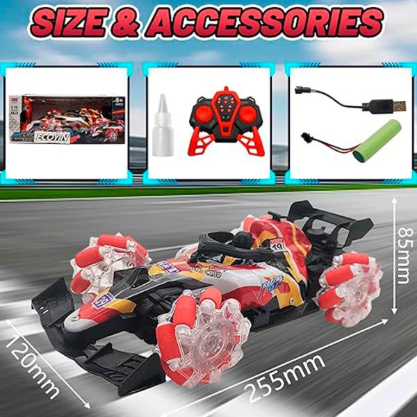 Mașină QIANKUN F1 Racing Car 112430 15 km/h / / Black Red photo 3