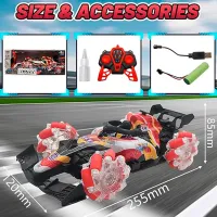 Машинка QIANKUN F1 Racing Car 112430 15 км/ч / / Черный Красный photo 3