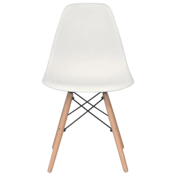 Set masă și scaune Evelin Raffles Round + 4 LC-021 Rotundă / PAL / White photo 4