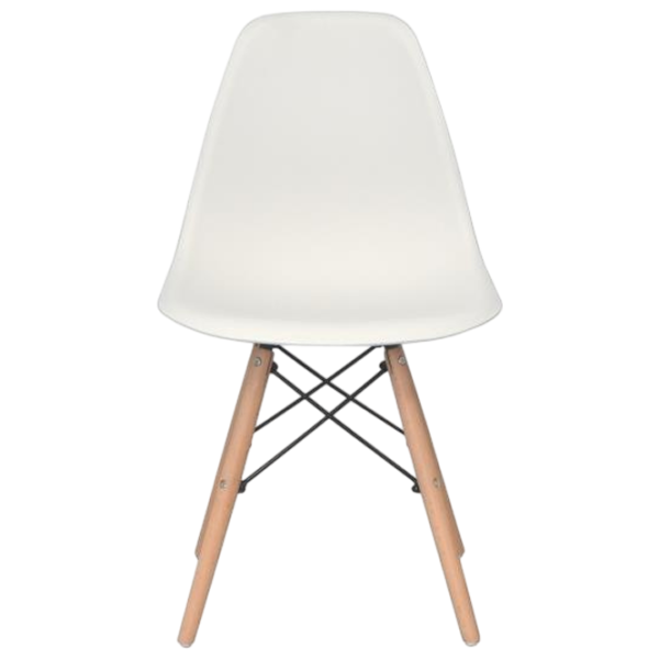 Set masă și scaune Evelin Raffles Round + 4 LC-021 Rotundă / PAL / White photo 4