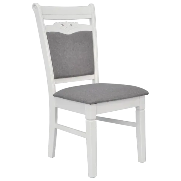 Set masă și scaune Evelin Raffles Rectangular + 4 HV-3167/NV-10WP Dreptunghiulară / PAL / White photo 3