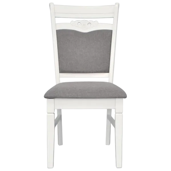 Set masă și scaune Evelin Raffles Rectangular + 4 HV-3167/NV-10WP Dreptunghiulară / PAL / White photo 4