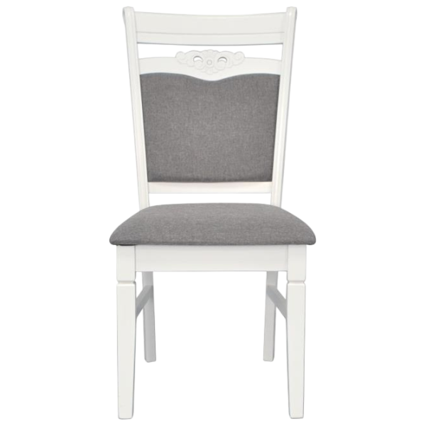 Set masă și scaune Evelin Raffles Rectangular + 4 HV-3167/NV-10WP Dreptunghiulară / PAL / White photo 4