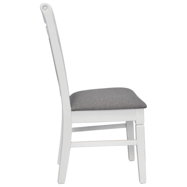 Set masă și scaune Evelin Raffles Rectangular + 4 HV-3167/NV-10WP Dreptunghiulară / PAL / White photo 5