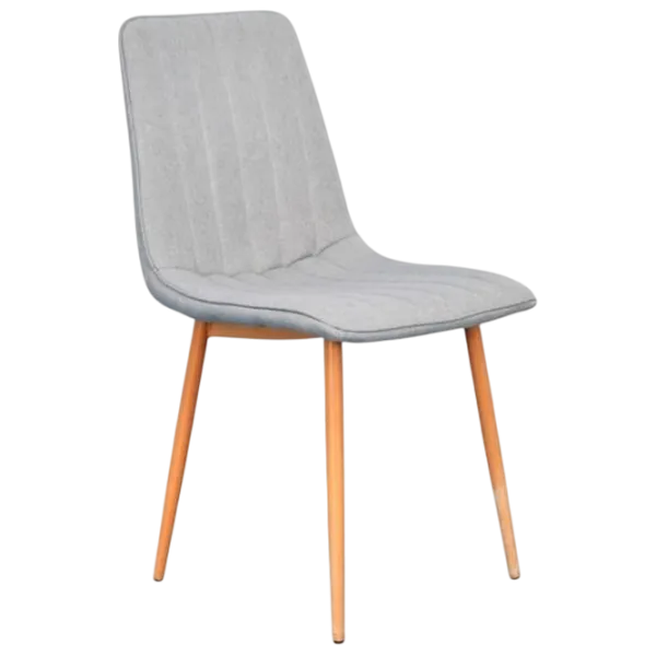 Set masă și scaune Evelin Raffles Rectangular + 6 XR-154Wo Dreptunghiulară / PAL / Light Grey photo 2