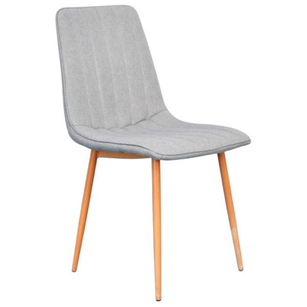 Set masă și scaune Evelin Raffles Rectangular + 6 XR-154Wo Dreptunghiulară / PAL / Light Grey photo 2