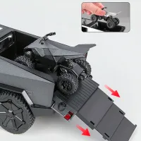 Mașină QIANKUN Tesla CyberTruck TSL 112431 / / Black Gray photo 5