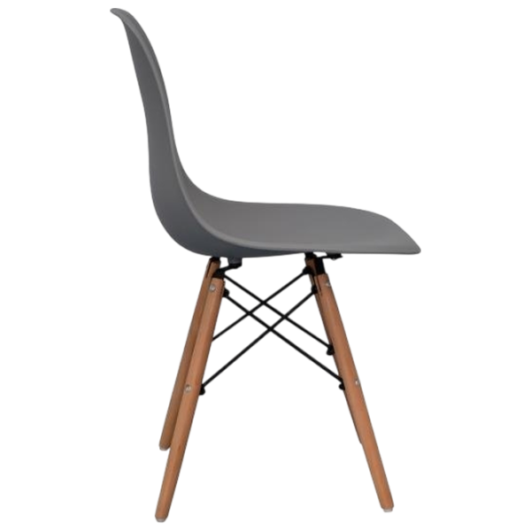 Обеденные стол со стульями Evelin Raffles Round + 4 LC-021 Круглая / ДСП / Белый photo 4