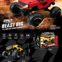 Машинка QIANKUN Off-Road Climping Beast Big 11208 / 2.4 ГГц / Черный Желтый photo 5