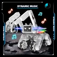 Jucărie radiocomandată YP Toys Climping Robot Dog White photo 4