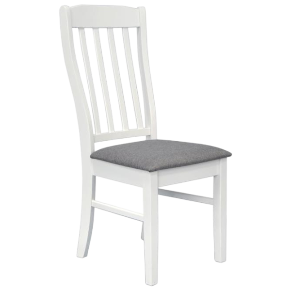 Обеденные стол со стульями Evelin Raffles Rectangular + 6 Wenyi NV-10WP Прямоугольная / ДСП / Белый photo 3