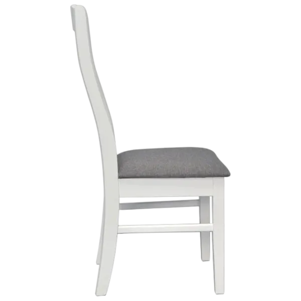 Обеденные стол со стульями Evelin Raffles Rectangular + 6 Wenyi NV-10WP Прямоугольная / ДСП / Белый photo 4