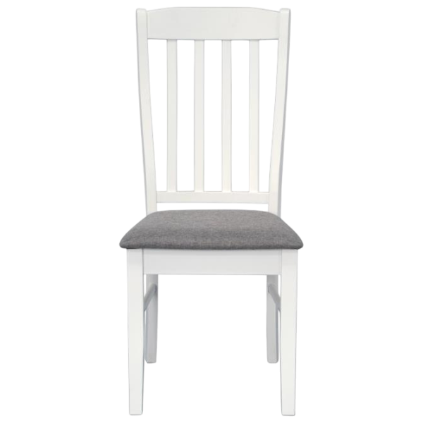 Обеденные стол со стульями Evelin Raffles Rectangular + 6 Wenyi NV-10WP Прямоугольная / ДСП / Белый photo 5