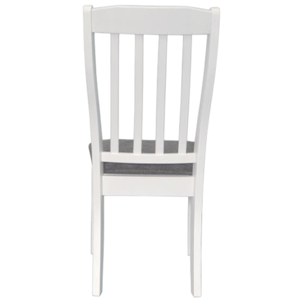 Обеденные стол со стульями Evelin Raffles Rectangular + 6 Wenyi NV-10WP Прямоугольная / ДСП / Белый photo 6