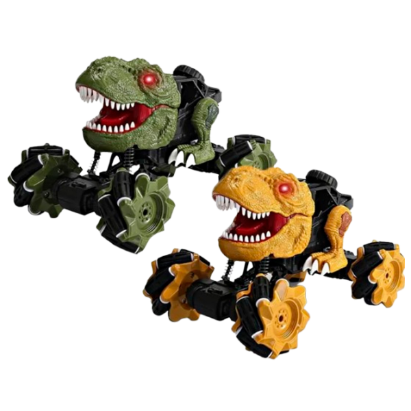 Mașină QIANKUN Dinosaur Car Smart Spray 11819  / / Black Green photo 3