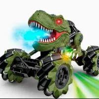 Машинка QIANKUN Dinosaur Car Smart Spray 11819 / / Черный Зеленый photo 4