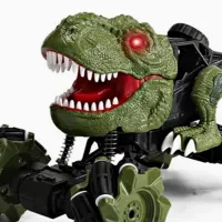 Машинка QIANKUN Dinosaur Car Smart Spray 11819 / / Черный Зеленый photo 5