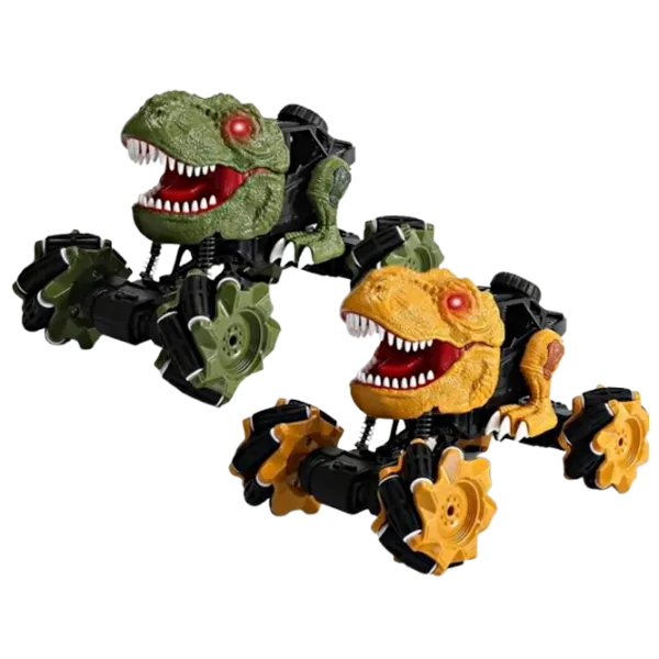 Mașină QIANKUN Dinosaur Car Smart Spray 11819  / / Black Orange photo 3
