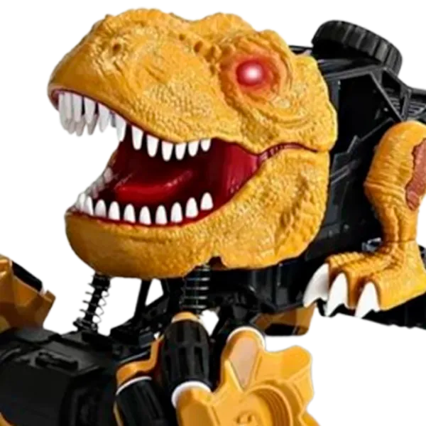 Mașină QIANKUN Dinosaur Car Smart Spray 11819  / / Black Orange photo 5