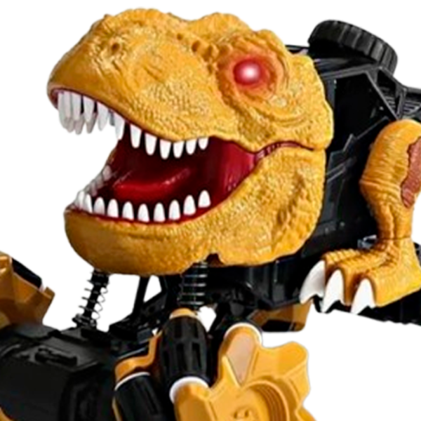 Mașină QIANKUN Dinosaur Car Smart Spray 11819  / / Black Orange photo 5