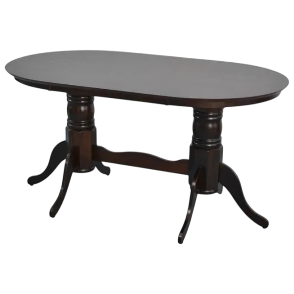 Обеденные стол со стульями Evelin HV-24V + 6 Deepa R  Овальная / Дерево / Chocolate photo 2