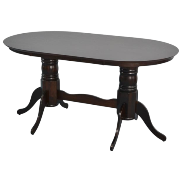 Обеденные стол со стульями Evelin HV-24V + 6 Deepa R  Овальная / Дерево / Chocolate photo 2