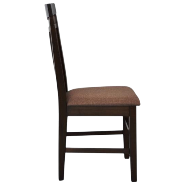 Обеденные стол со стульями Evelin HV-24V + 6 Deepa R  Овальная / Дерево / Chocolate photo 5