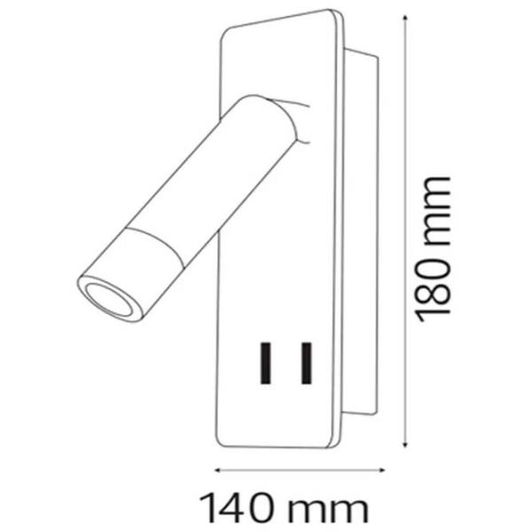 Настенный светильник Horoz CUNDA 13 Вт / SMD photo 2 Настенный светильник Horoz CUNDA 13 Вт / SMD photo 2