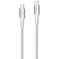 Кабель для телефона WireX Pro Proove USB Type-C + USB Type-C 1.5 м / Белый