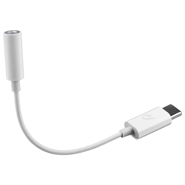 Cablu pentru telefon MUSIC ENABLER Cellularline USB Type-C + 3.5 mm  / White photo 2