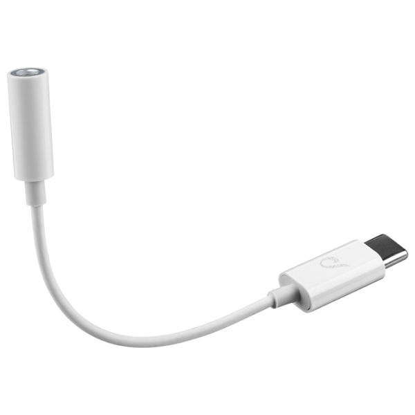 Cablu pentru telefon MUSIC ENABLER Cellularline USB Type-C + 3.5 mm  / White photo 2