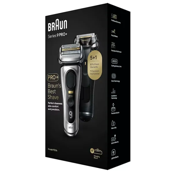 Aparat de ras electric Braun Series 9 Pro+ Silver  photo 2