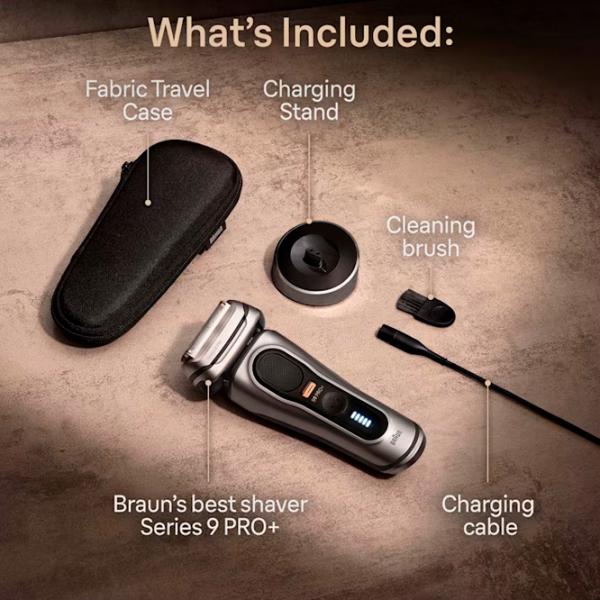 Aparat de ras electric Braun Series 9 Pro+ Silver  photo 7
