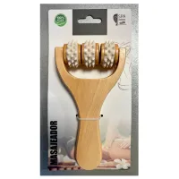 Rolă pentru masaj Sport Line 172-2 Beige / Lemn