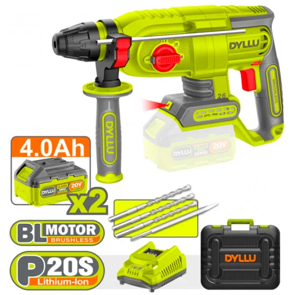 Перфоратор DYLLU DTLM1B262  / Зеленый photo 2