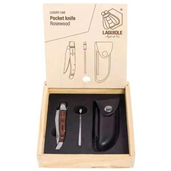 Нож Laguiole Luxury Line Pocket кемпинговый / нержавеющая сталь photo 3