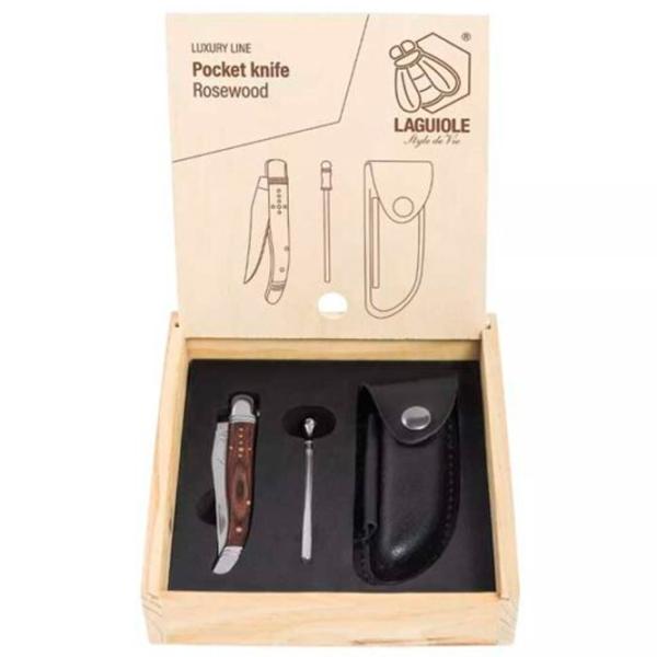 Нож Laguiole Luxury Line Pocket кемпинговый / нержавеющая сталь photo 3