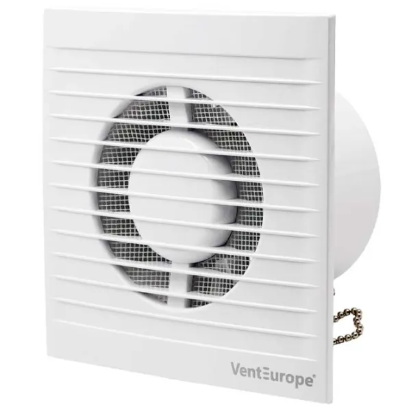 Ventilator de evacuare VentEurope REFINED 100 14 W / 90 m3/ora photo 1