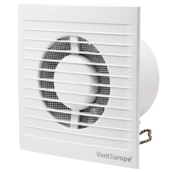 Ventilator de evacuare VentEurope REFINED 100 14 W / 90 m3/ora photo 1
