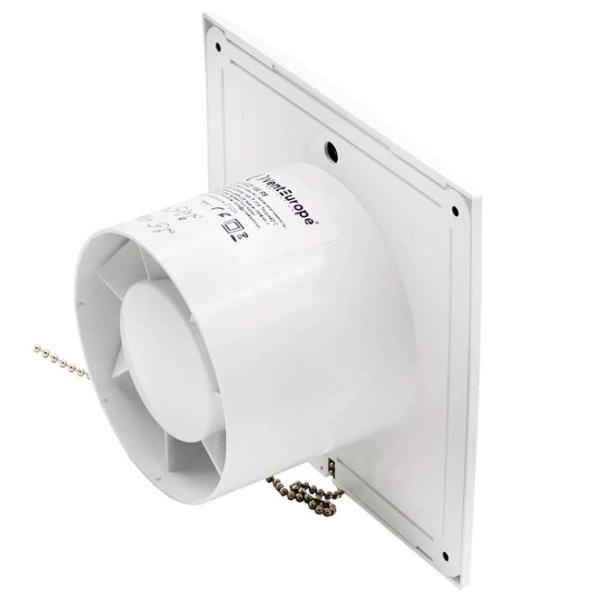 Ventilator de evacuare VentEurope REFINED 100 14 W / 90 m3/ora photo 2