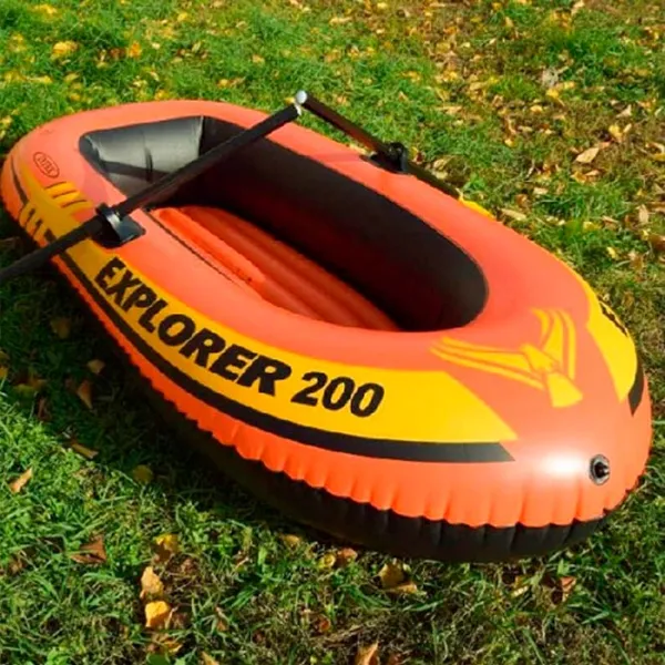 Надувная лодка Intex Explorer 200 Intex () Оранжевый  photo 2