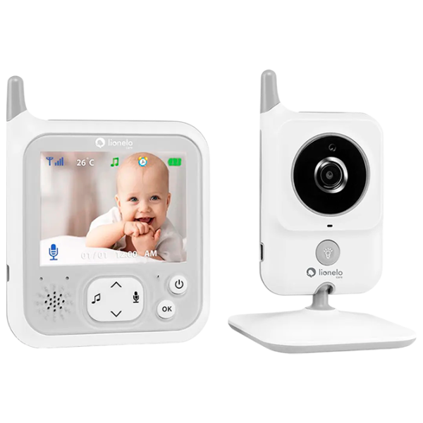 Monitor bebe Lionelo Babyline 7.1 Acumulator / 260 m photo 1